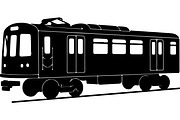 Train and subway silhouette, a Transportation Illustration by abu67222 (Thumbnail 5 of 13)