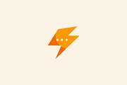Flash Chat Logo Design Vector, a Branding & Logo Template by Vectoryzen (Thumbnail 1 of 2)