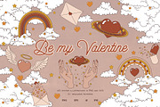 Be my Valentine, a Seasonal Illustration by Garden in frame (Thumbnail 1 of 8)