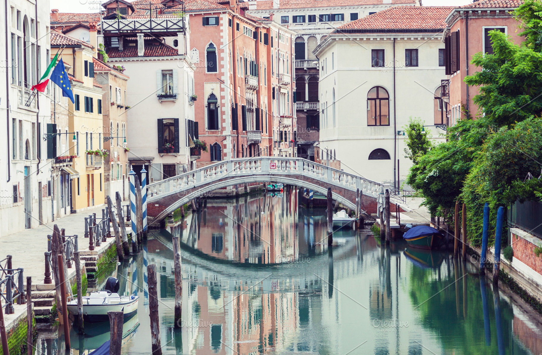 Bridge over canal in Venice, an Architecture Photo by BOOCYS