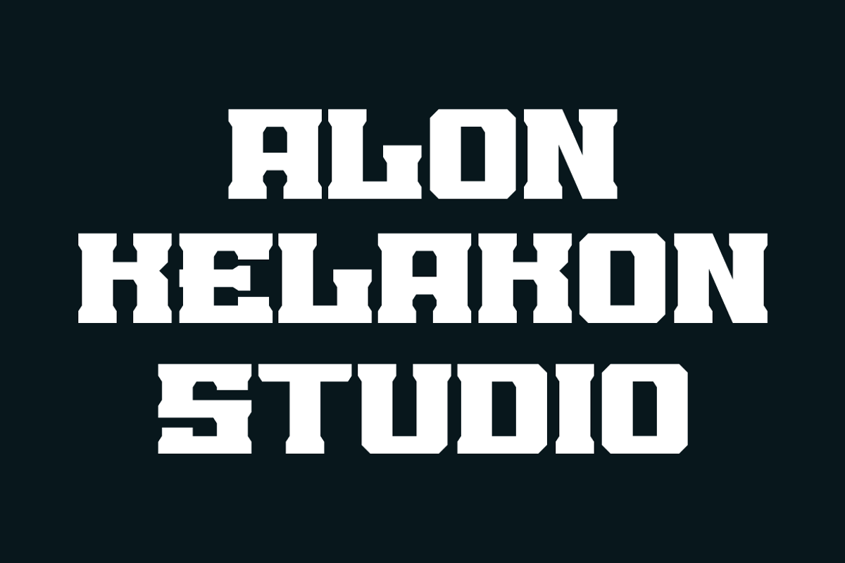 Gamer Roster, a Serif Font by alon kelakon (Photo 4 of 6)