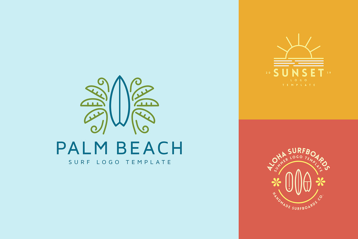 Minimal Summer Logo Templates, a Branding & Logo Template by Easybrandz (Photo 2 of 4)