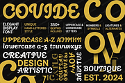 Covide | Elegant Serif & Luxury Disp, a Serif Font by Astuti Studio (Thumbnail 1 of 25)