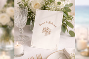 Hand Drawn Wedding Menu (bd001), a Card Template by TyphoonStudio (Thumbnail 4 of 9)
