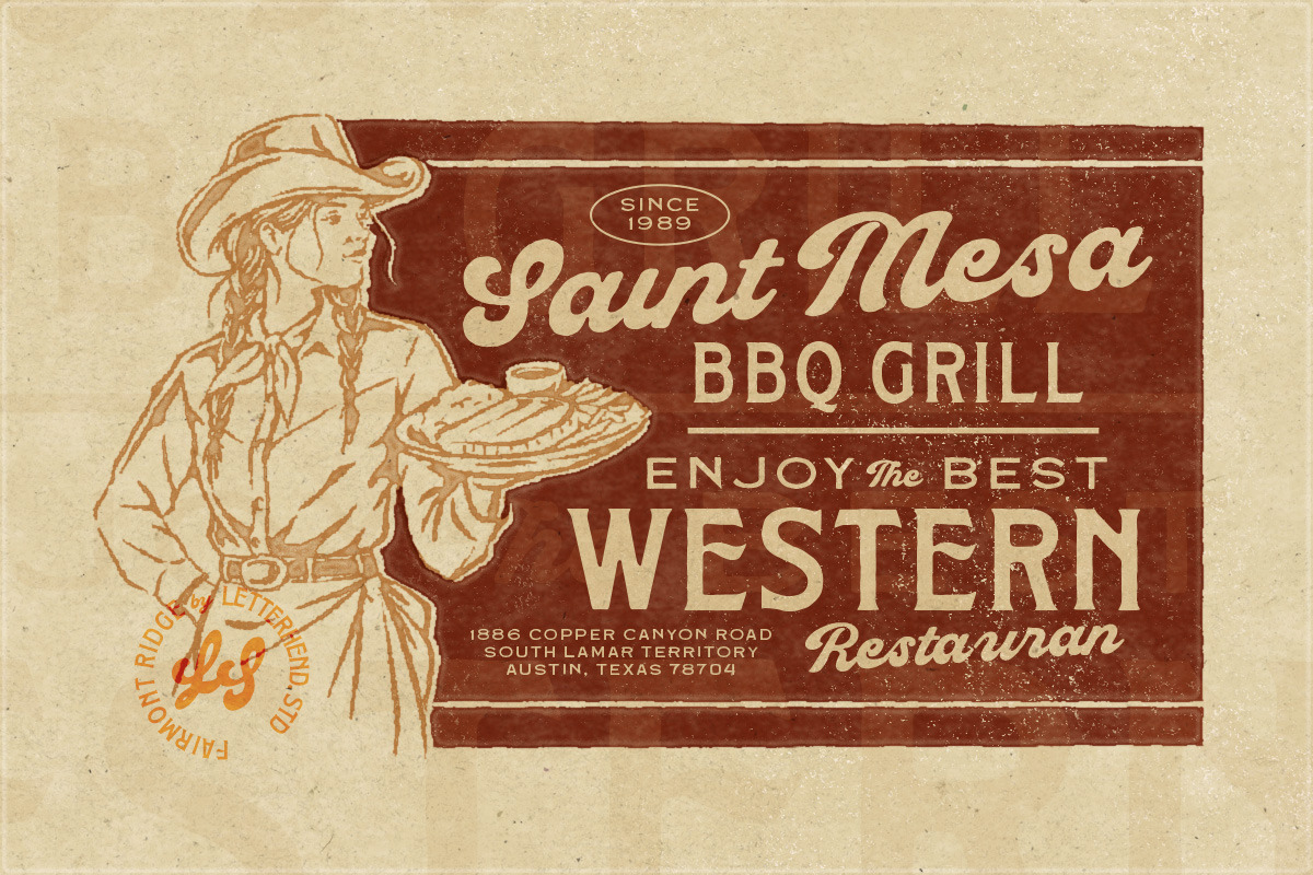 Fairmont Ridge Font Collection, a Script Font by Letterhend Studio (Photo 6 of 11)