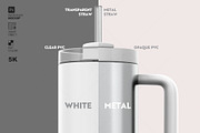 Premium Mug Tumbler Mockup Photoshop, a Cups & Container Mockup by LESZ Design (Thumbnail 3 of 8)