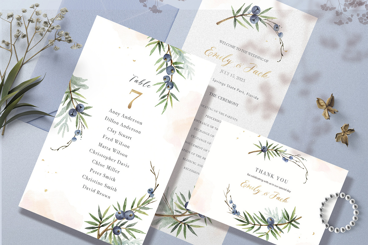 Juniper Wedding Suite, an Illustration by Elena Medvedeva (Photo 7 of 7)