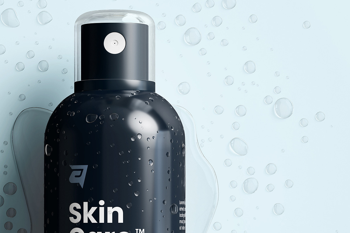 Skincare Mist Spray Bottle 2 Mockup, a Packaging Mockup by Artnivora.Std (Photo 3 of 5)