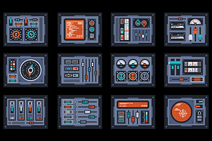 Control Panels Spaceship