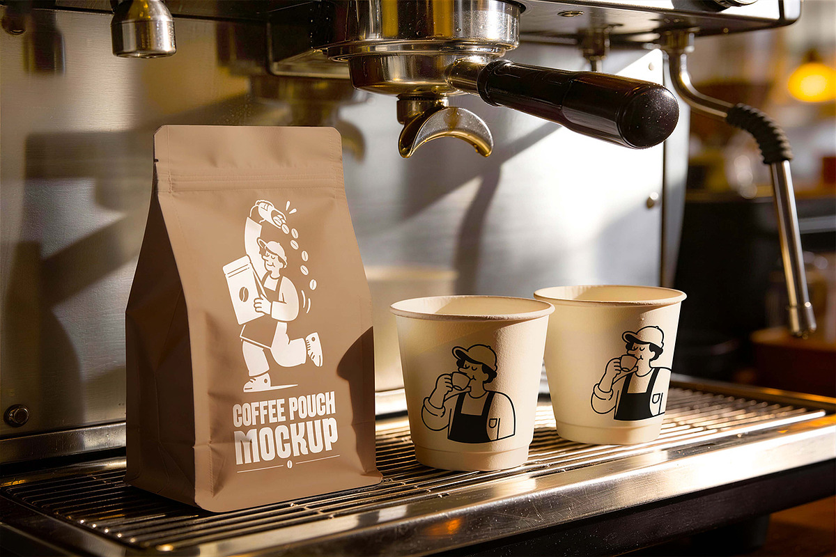 Coffee Branding Set Mockup, a Cups & Container Mockup by Pitchlook.Studio (Photo 2 of 4)