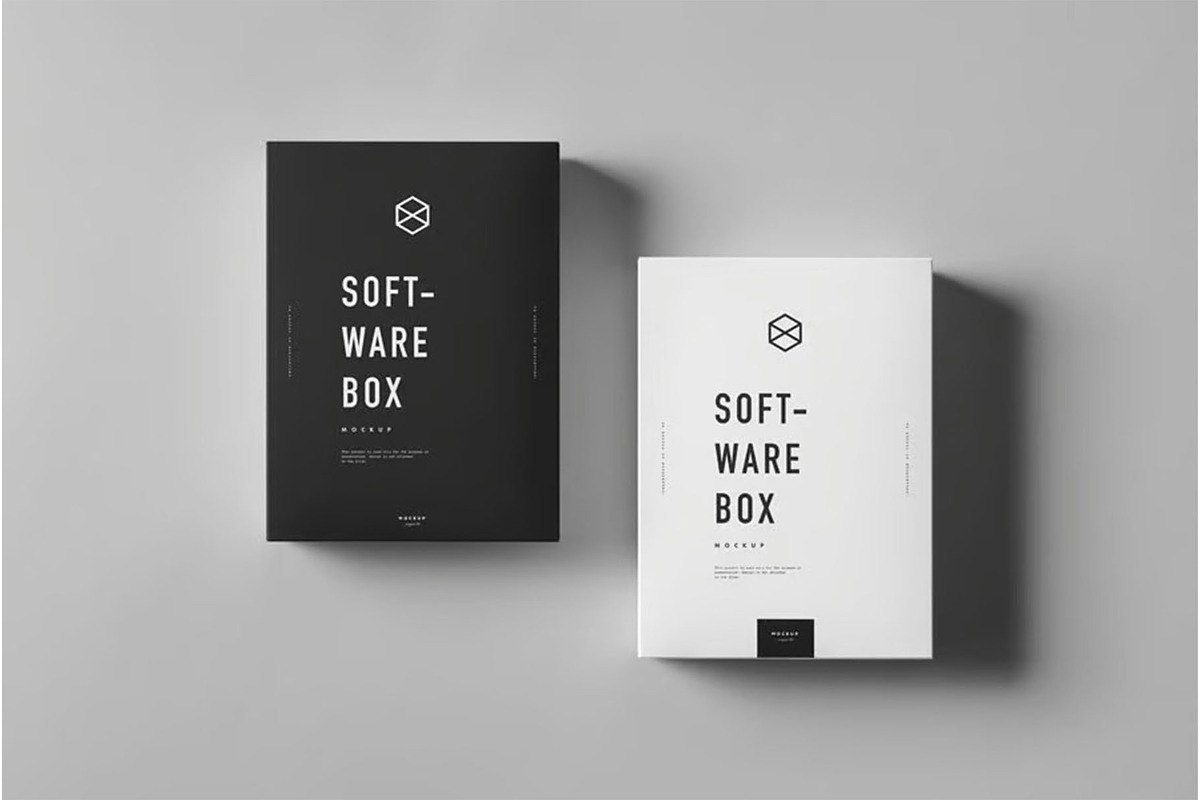 Software Box Mock-up, a Product Mockup by zippypixelstudio (Photo 6 of 13)