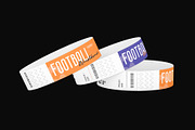 Football Match Wristband Template, a Stationery Template by DesignCrest (Thumbnail 6 of 8)