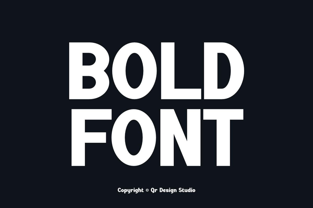 Gythar - Modern Bold Font, a Sans Serif Font by QR Design Studio (Photo 3 of 14)