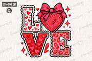 Valentine's Day love PNG Preppy Coqu, an Illustration by CreationArt (Thumbnail 2 of 4)