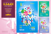 Tropical Summer Party Flyer Template, a Flyer Template by InTheSky15 (Thumbnail 1 of 4)