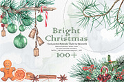Christmas Watercolor Illustrations, a Decorative Illustration by BalanceUA (Thumbnail 18 of 18)