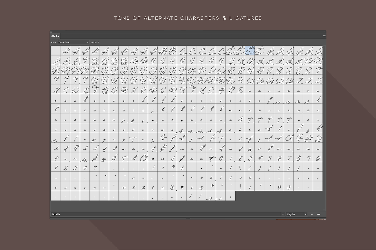 The Handwritten Watermark Script, a Script Font by Jeremy Vessey