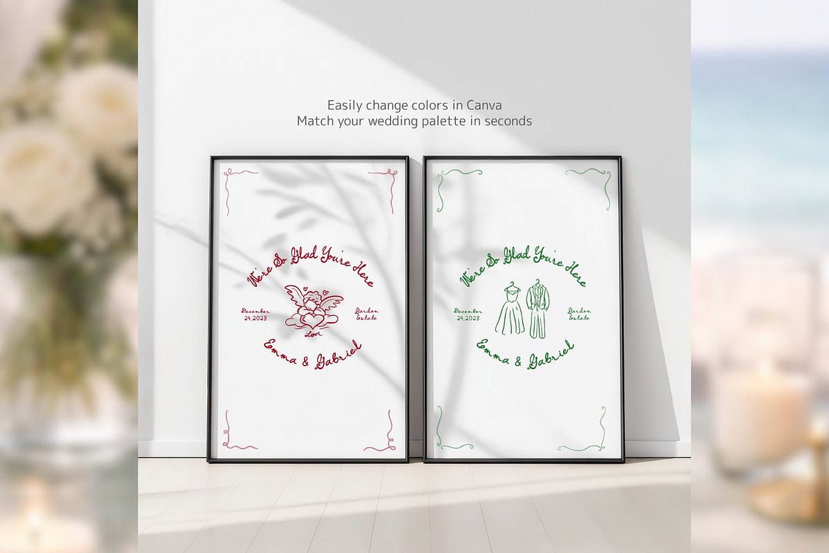 Hand Drawn Welcome Sign bd001, a Poster Template by TyphoonStudio (Photo 6 of 9)