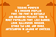 Terror Pumpkin - Halloween Font, a Blackletter Font by QR Design Studio (Thumbnail 2 of 7)