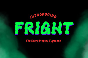 Fright - The Scary Display Font