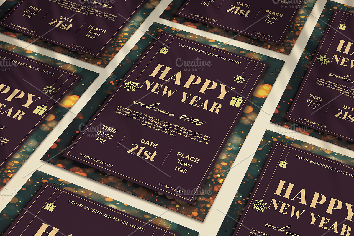 Festive Flyer, a Flyer Template by Tzochko (Photo 2 of 5)