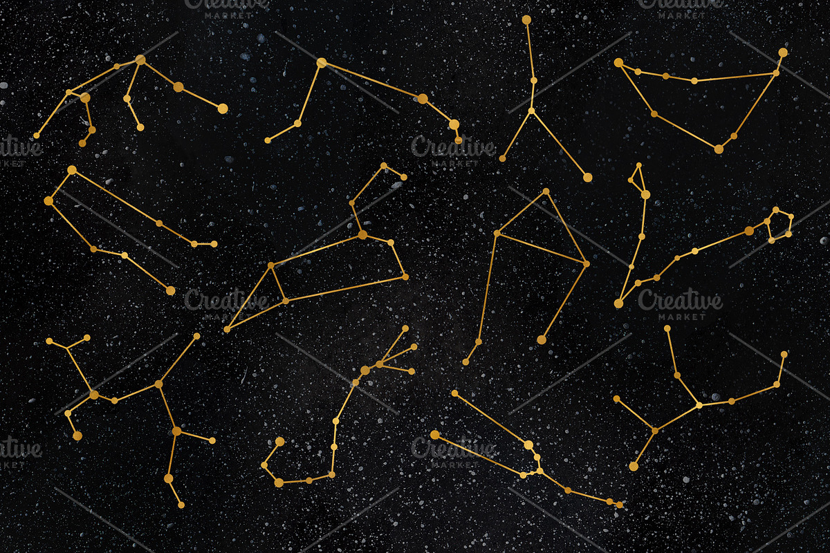 Galaxy with zodiac signs, an Object Graphic by Chus Moreno Studio (Photo 4 of 6)