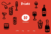 Cafe, Restaurant, Food & Drinks Pack, a Graphic by Plainly Simple Store (Thumbnail 11 of 20)