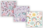 Cute Back to School Digital Paper, a Pattern Graphic by FloridPrintables (Thumbnail 5 of 10)