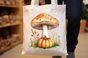 Autumn Mushroom Clipart, an Illustration by Rose Art (Thumbnail 7 of 8)