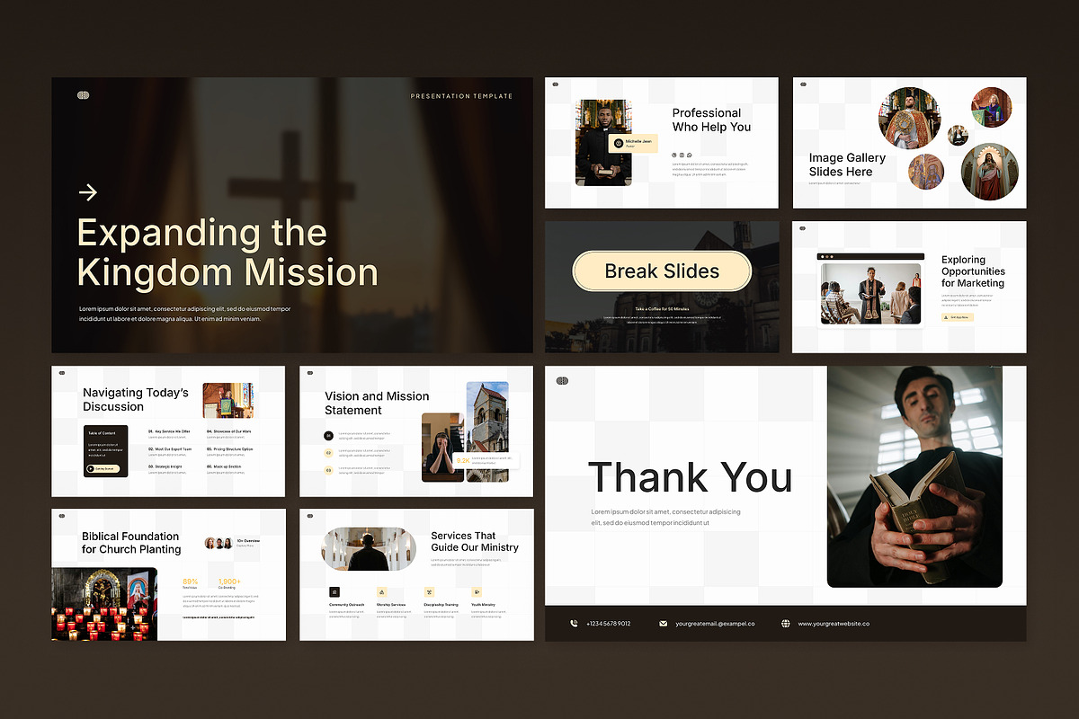 Church Planting PowerPoint, a Presentation Template by Antstheme (Photo 3 of 4)