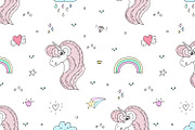 Cute unicorns patterns collection., a Pattern Graphic by Irene_Boiko_ART (Thumbnail 8 of 22)