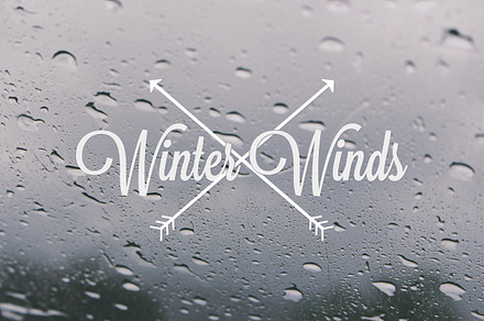 Winter winds v  2013 stock photograph