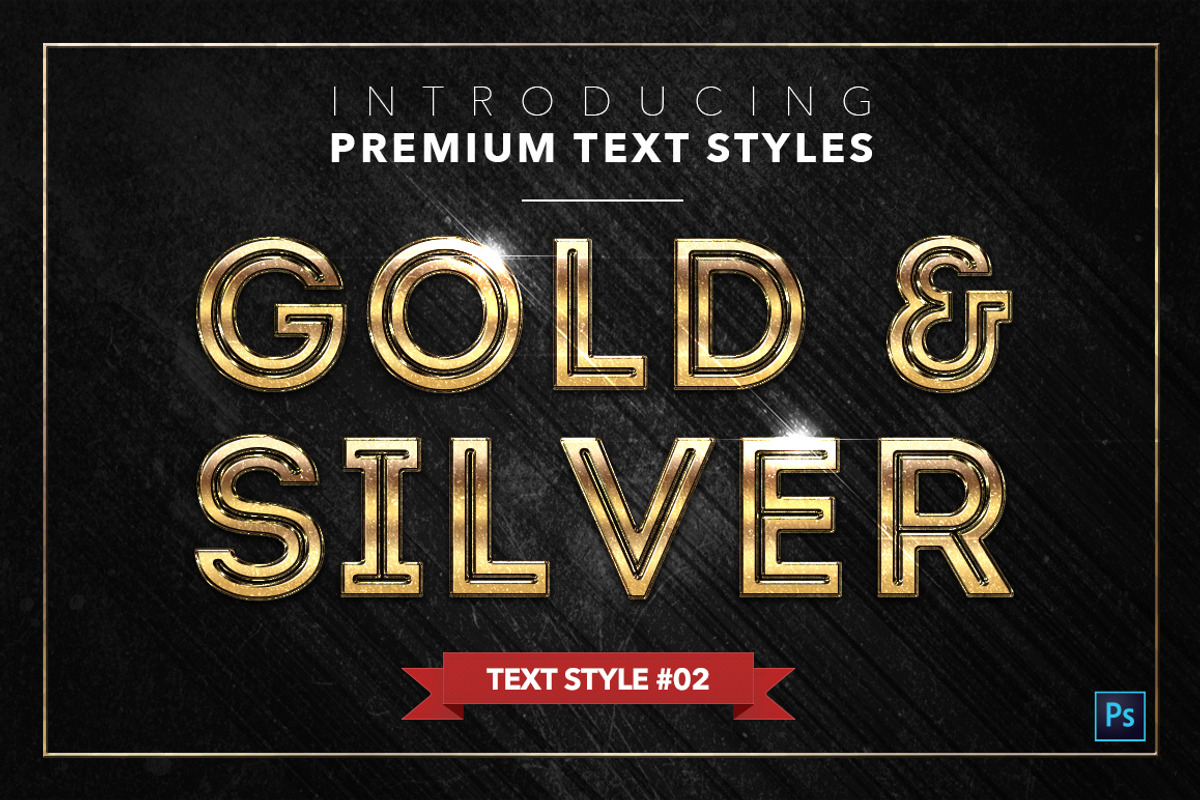 Gold & Silver #2 - 20 Text Styles preview 3