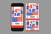 4th July Independence Day Flyer, a Flyer Template by graphicook (Thumbnail 3 of 3)