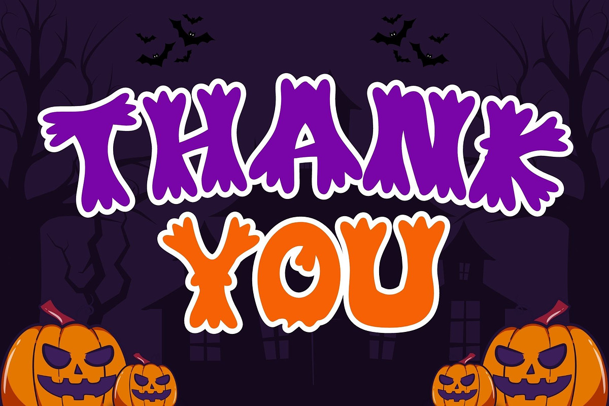 Spooky Wood is a Halloween font, a Handwritten Font by Brown Cupple (Photo 8 of 8)