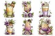 Whimsical Summer Tropical Drink Clip, an Illustration by Daily.Designs (Thumbnail 6 of 7)