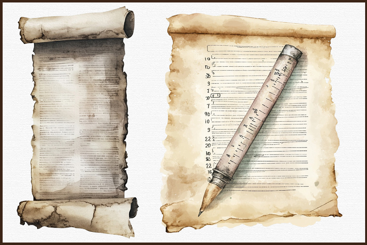 Old Newspaper Clippings Clipart, an Illustration by Sublimation Artist (Photo 3 of 6)