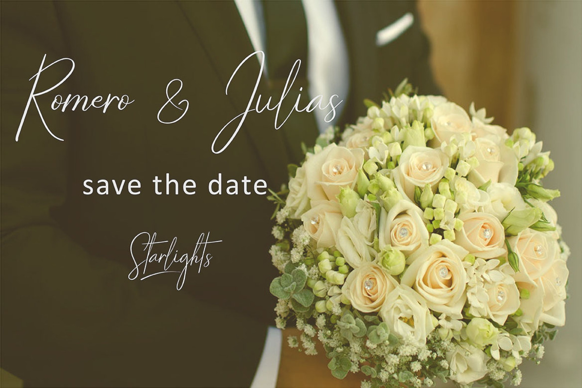 STARLIGHTS | A Classy Script, a Script Font by AMINMARIO (Photo 9 of 11)
