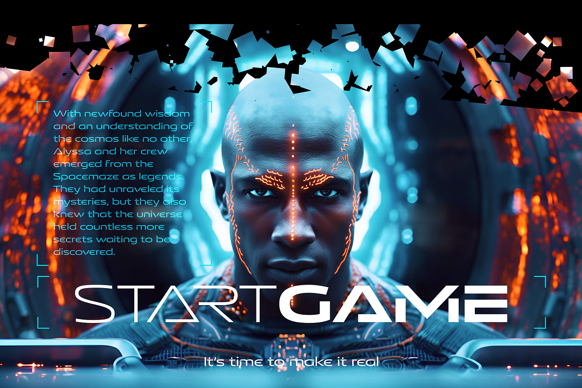 Stellar font family Exelancer Extra, a Sans Serif Font by popskraft (Photo 8 of 10)