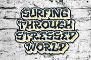 KINGER - Display Graffiti Style Font, a Font by twinstd (Thumbnail 5 of 8)