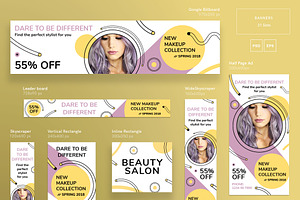 Banners Pack Makeup Collection