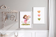 Flower Girls. Watercolor set, a Decorative Illustration by AlineArtStore (Thumbnail 7 of 8)