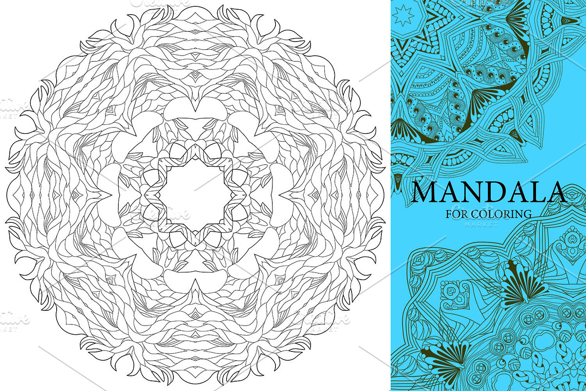 Mandalas for coloring12, an Object Graphic by Watercolor fantasy (Photo 3 of 9)