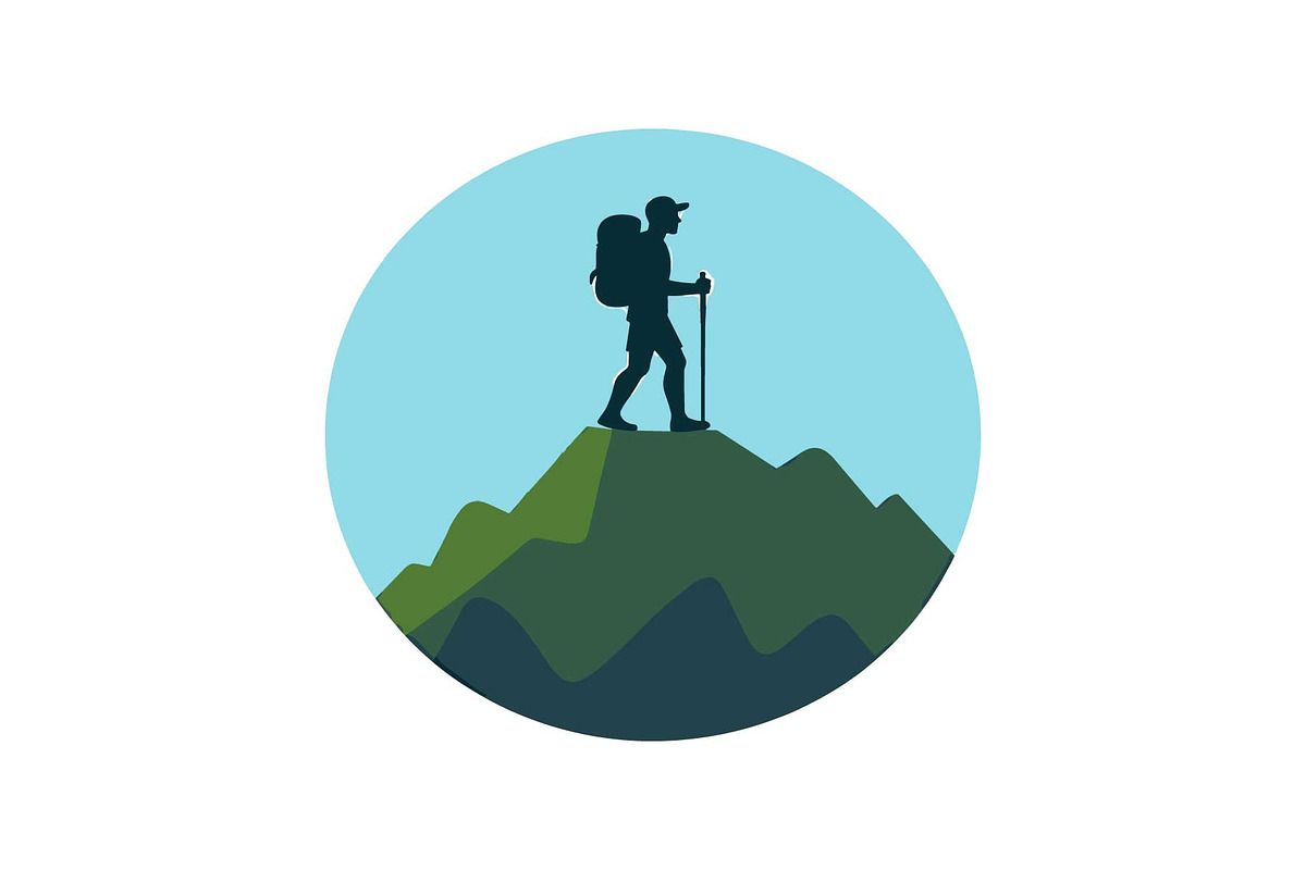 Mountain Explorer 12 Silhouette Set, an Object Graphic by yasushie (Photo 11 of 13)