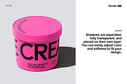 Ice Cream Cup Mockup Set, a Packaging Mockup by Renderteam (Thumbnail 5 of 16)
