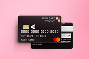 Credit / Bank Card Mock-Up, a Product Mockup by 2M GRAPHICS DESIGN (Thumbnail 4 of 7)