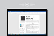 Resume/CV Template, a Resume Template by Proper_media (Thumbnail 5 of 5)