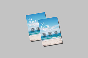 A4 Flyer Mock-Ups