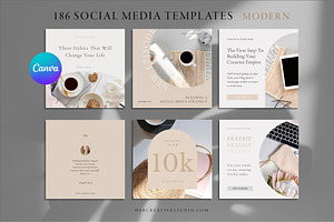 Canva Social Media Bundle - Modern