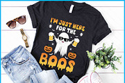Just Here For The Boos Halloween SVG, an Object Graphic by Creativeusart (Thumbnail 1 of 4)